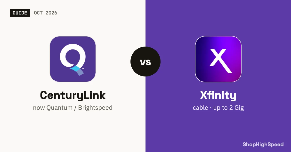 CenturyLink vs. Xfinity